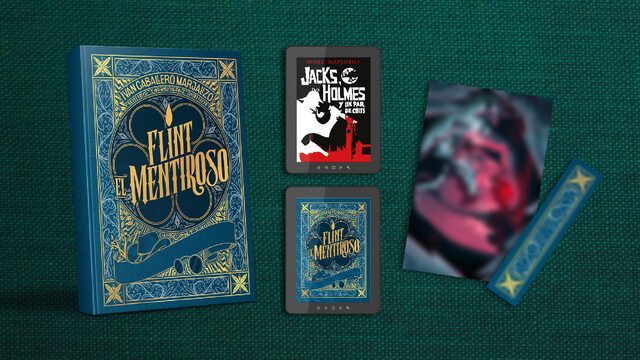 Pack Flint el Mentiroso físico + Jacks & Holmes digital