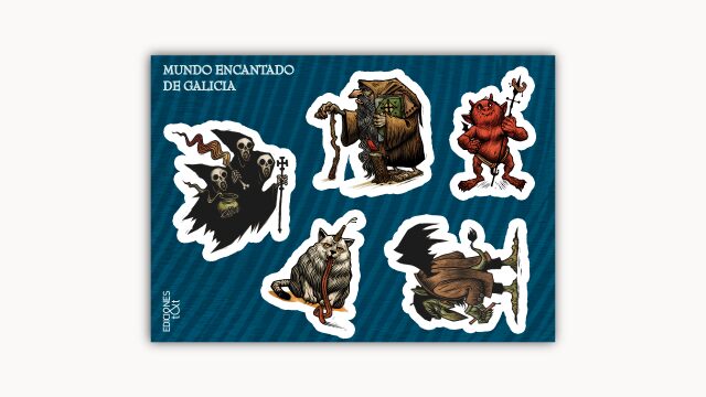 Add-on. Stickers El mundo encantado de Galicia