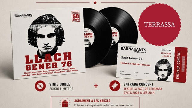 VINIL + ENTRADA TERRASSA 29 NOVEMBRE