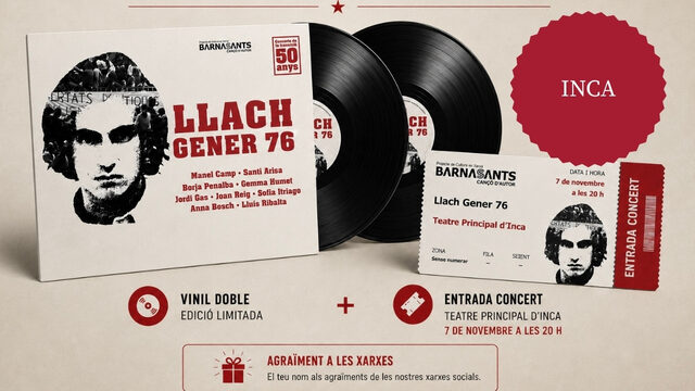VINIL + ENTRADA INCA 7 NOVEMBRE