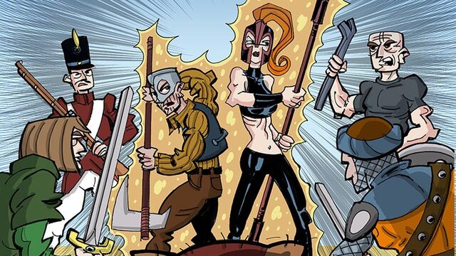 Cómic GUARDIANES con agradecimiento impreso.