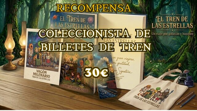 30€ - Coleccionista de billetes de tren.