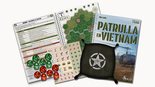 Lote completo: Patrulla en Vietnam, dados y tiradados