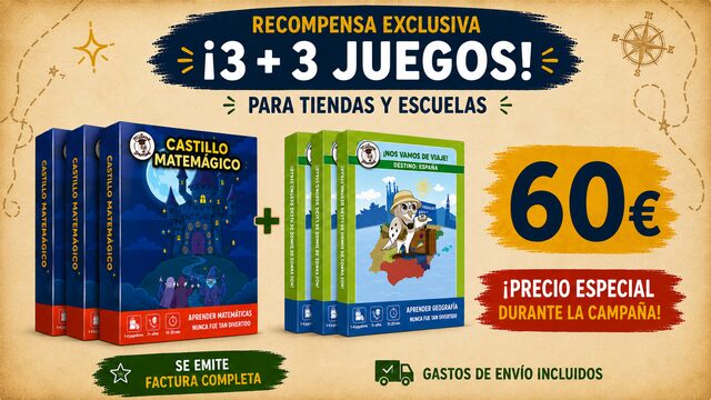 Lote educativo 3 + 3 