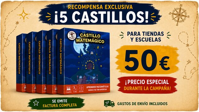Lote educativo matemágico: 5 castillos