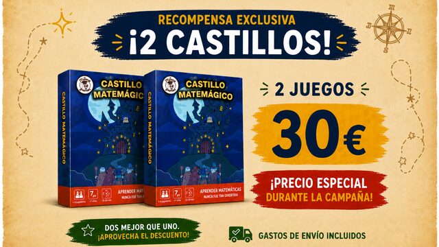 Lote doble matemágico: 2 castillos