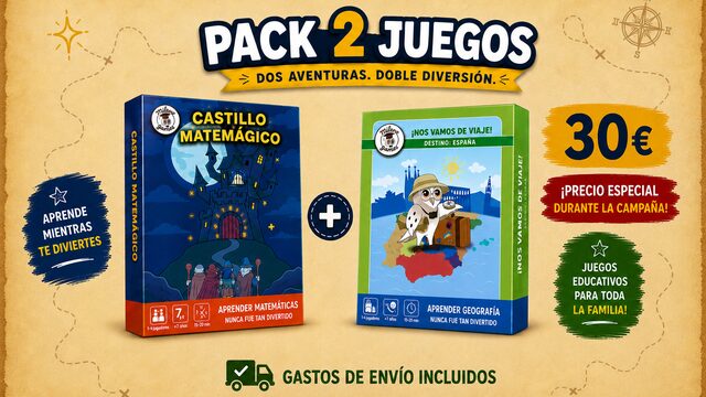 Lote dos juegos: mates y geografía