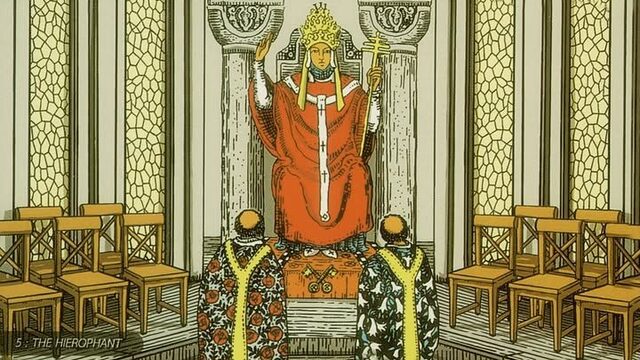 EL PAPA (EL HIEROFANTE)