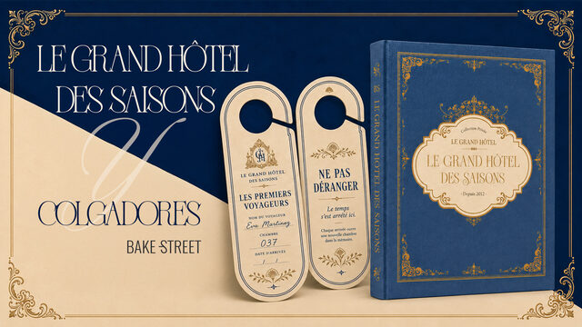Early Bird - Le Grand Hôtel des Saisons (colgador clásico de puerta personalizado)