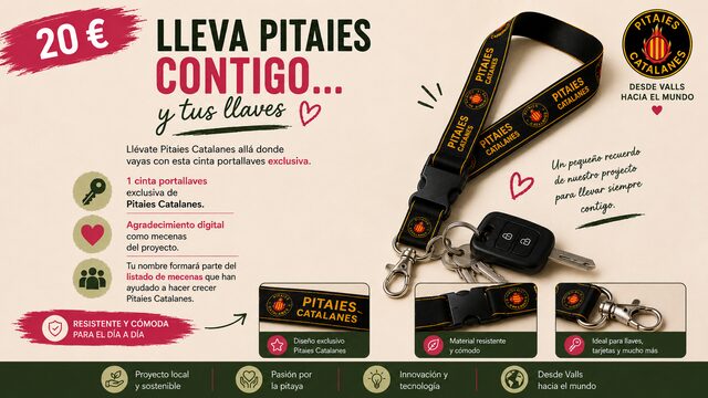 LLEVA PITAIES CONTIGO... Y TUS LLAVES🔑