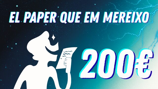 El paper que em mereixo