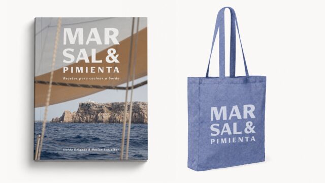 Libro + totebag azul