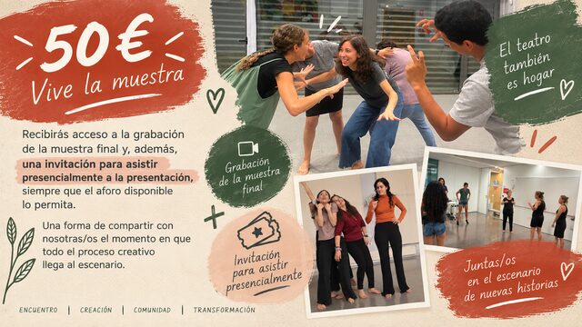 ✨ 50 € — Vive la muestra (15 entradas dobles)