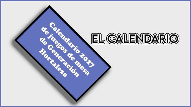Calendario 2027 de juegos de mesa