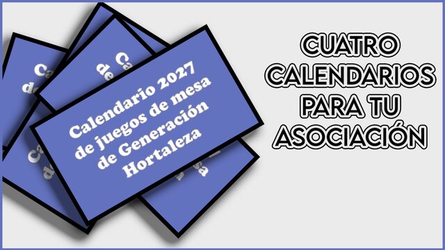 Paquete de cuatro calendarios para pequeños negocios y asociaciones