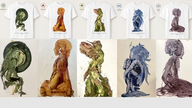 CAMISETA ARTÍSTICA — LOS CINCO ELEMENTOS
