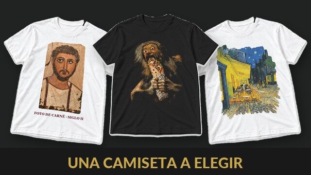Una camiseta a elegir, envío incluido