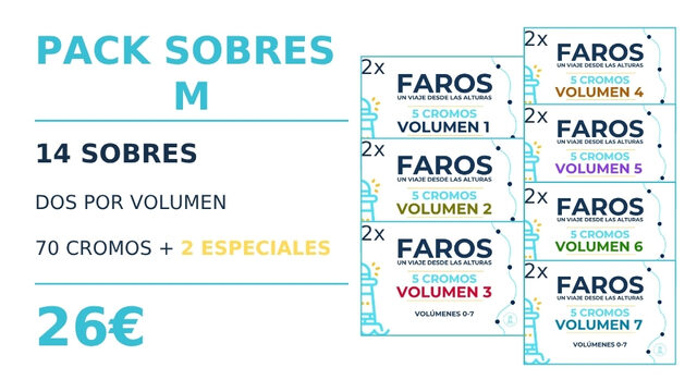 Pack M - 14 Sobres