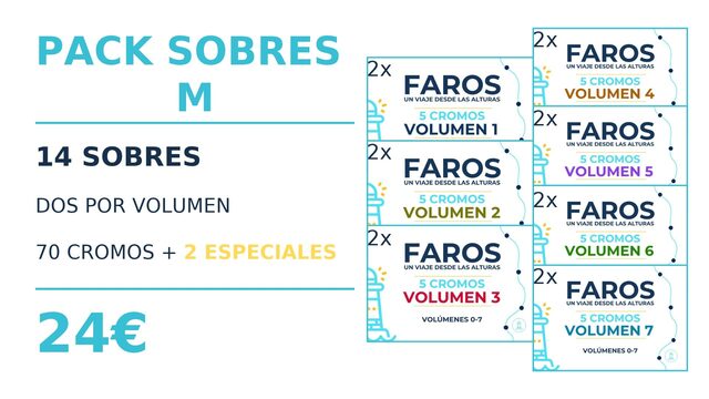 Pack M - 14 Sobres