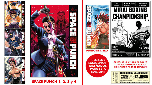 Pack Ponte al día (Space Punch 1-4)