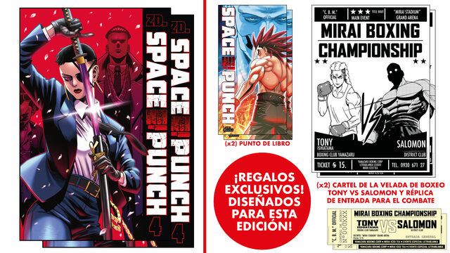 Manga Space Punch 4 (2 ejemplares)