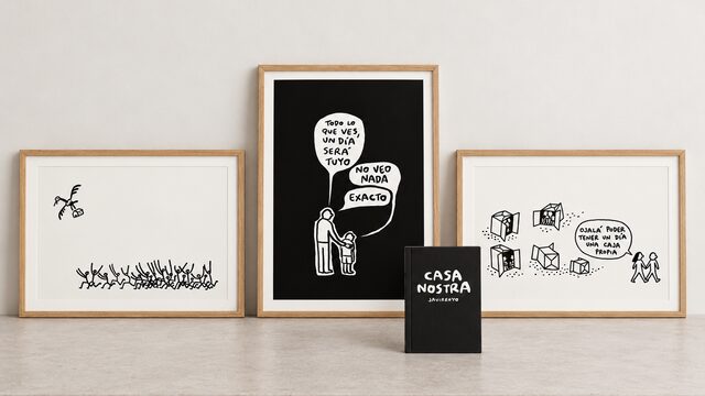 CASA NOSTRA + 3 SERIGRAFÍAS (50 × 70 cm) - PACK gran tenedor