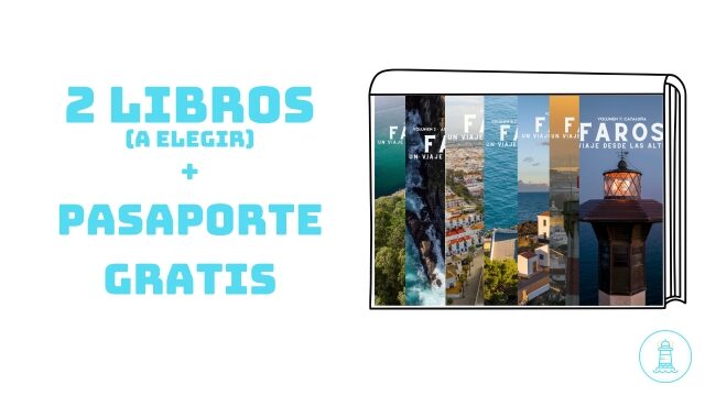 2 Libros Físicos a elegir + Pasaporte Farero GRATIS