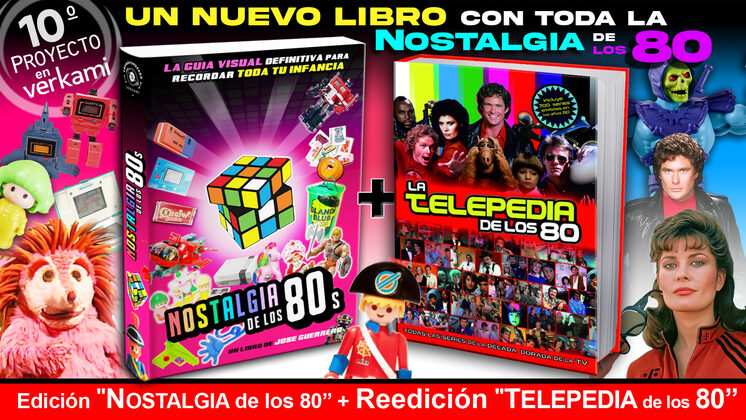 NOSTALGIA de los 80, un libro con todos los juguetes y recuerdos de tu infancia
