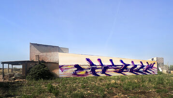  Ayudamos a crear un nuevo mural entre la huerta y el mar