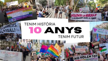 Tenim història, tenim futur! 10è aniversari de la Crida LGBTI