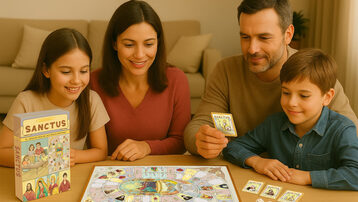 Sanctus, el juego de mesa de las familias cristianas