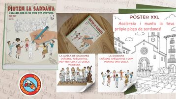 “Pintem la sardana!”-“Un llibre per acolorir, aprendre i jugar amb la nostra dansa”