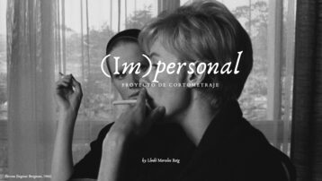 (I'm)personal cortometraje de ficción