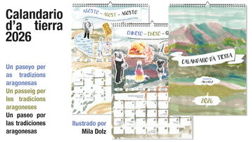 «Calandario d'a tierra», calendario aragonés ilustrado de 2026