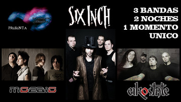 Gira española de Six Inch junto con Moebio y Eikostate