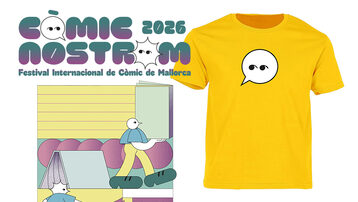 Camiseta oficial CòmicNostrum 2026