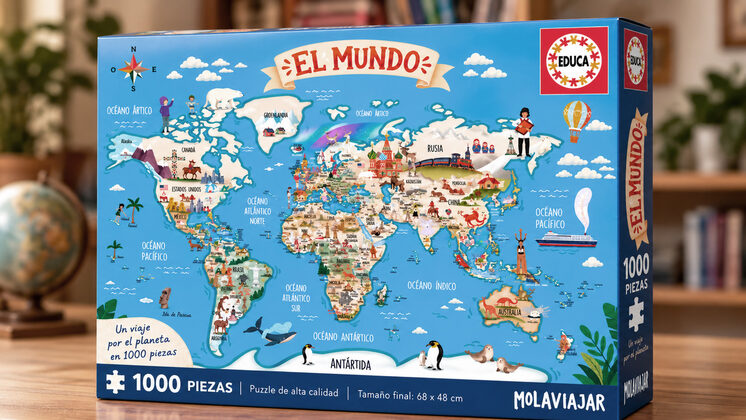 Puzzle del mundo - MolaViajar