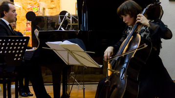 Svetlana Tovstukha y Luiz Gustavo Carvalho.                        Sonatas de Rachmaninov y Chopin