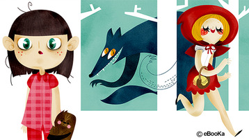 Oniria sueña con Caperucita Roja y El Lobo Feroz: cuento interactivo para iOS y Android