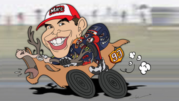 Cervera amb Marc Márquez
