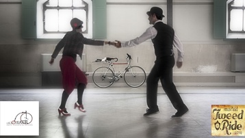 Cicloteatro en la Tweed Ride 2014