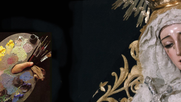 El rostro de Maria en la Semana Santa de Sevilla. (Pinturas.dibujos y poemas).