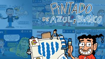 Pintado de Azul y Blanco