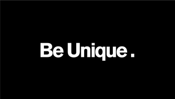 Be Unique, gramática visual provocativa para mejorar el mundo.