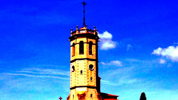 Instal-lació dels RELLOTGES al campanar de l'església de Sant Feliu de Codines