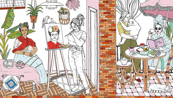 "Art & Ñam colouring posters"- Colorea tu mundo