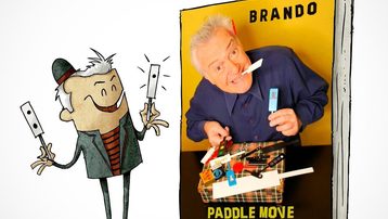 Ayudemos a editar PADDLE MOVE el libro de las palitas en Inglés.