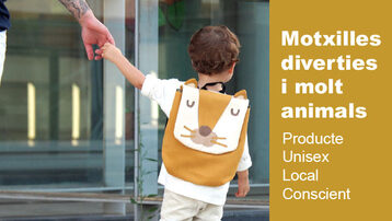 Motxilles divertides amb formes d'animal