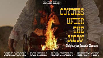 COYOTES UNDER THE MOON