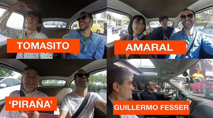 Jorge Todolí con algunos de sus invitados.